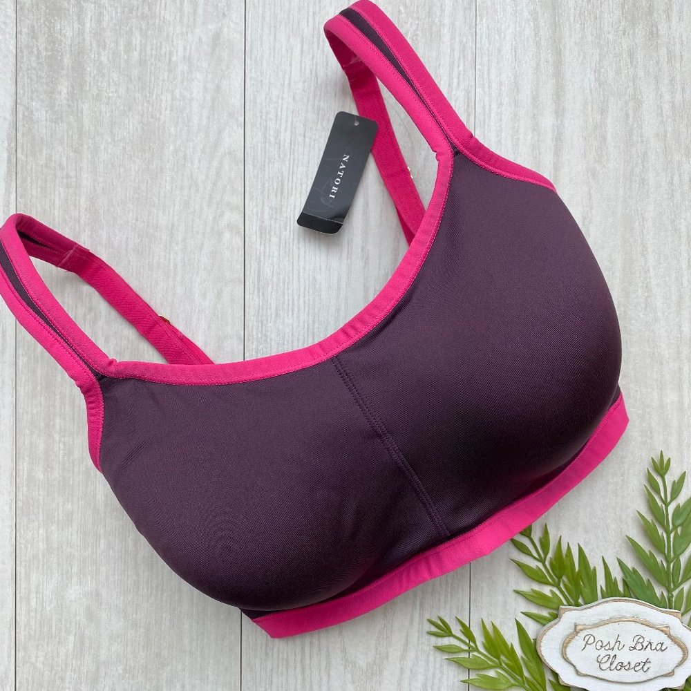 Natori 32H Yogi Sports Bra High Impact Underwire NWT NEW Running
